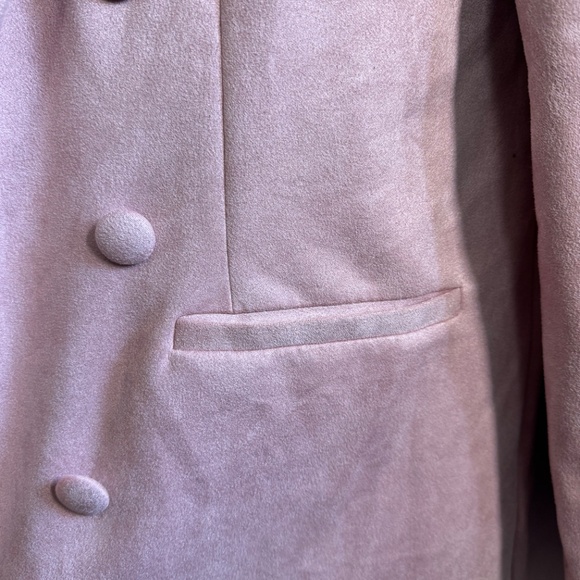 Messini women’s pinkdouble-breasted blazer-style jacket - Picture 7 of 8